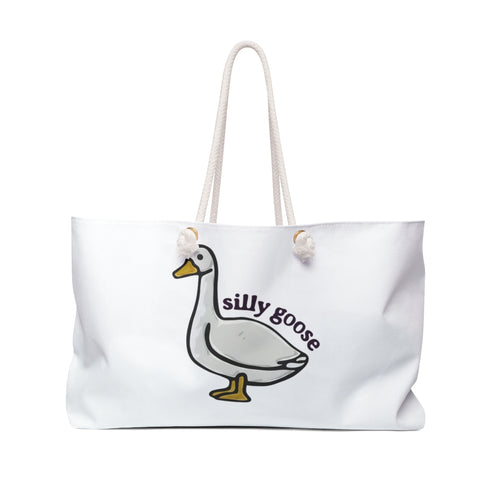 Silly Goose Weekender Bag – Cute Cartoon Travel Tote