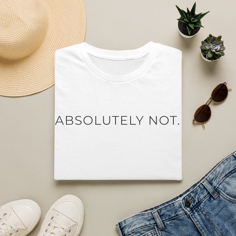 Absolutely Not Tee — White