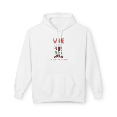 Wine Cheaper Hoodie — White