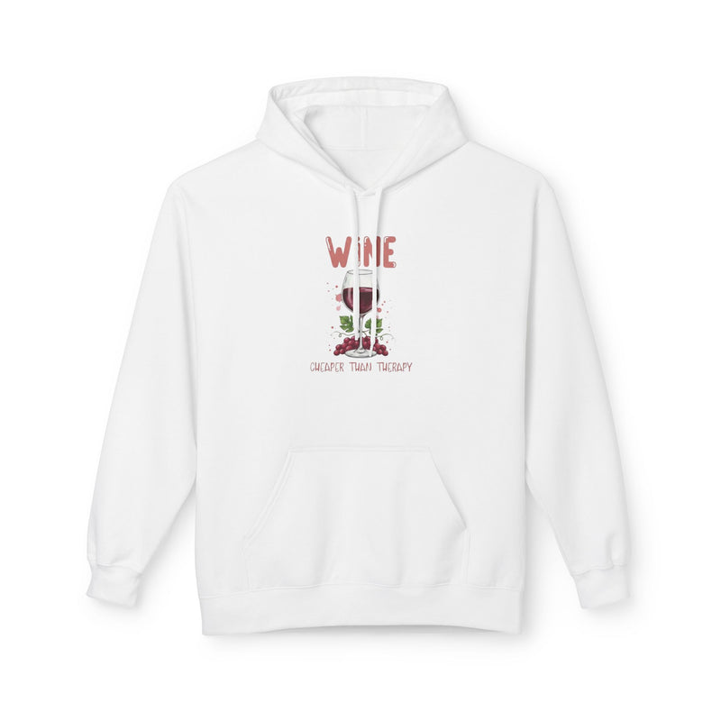 Wine Cheaper Hoodie — White
