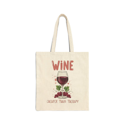 Wine Cheaper Tote — Natural