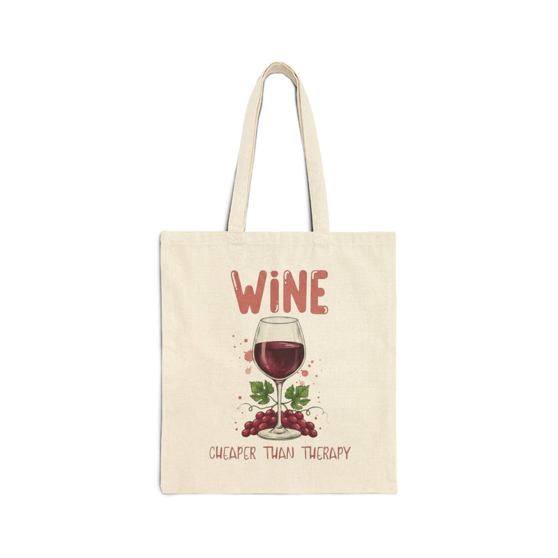 Wine Cheaper Tote — Natural